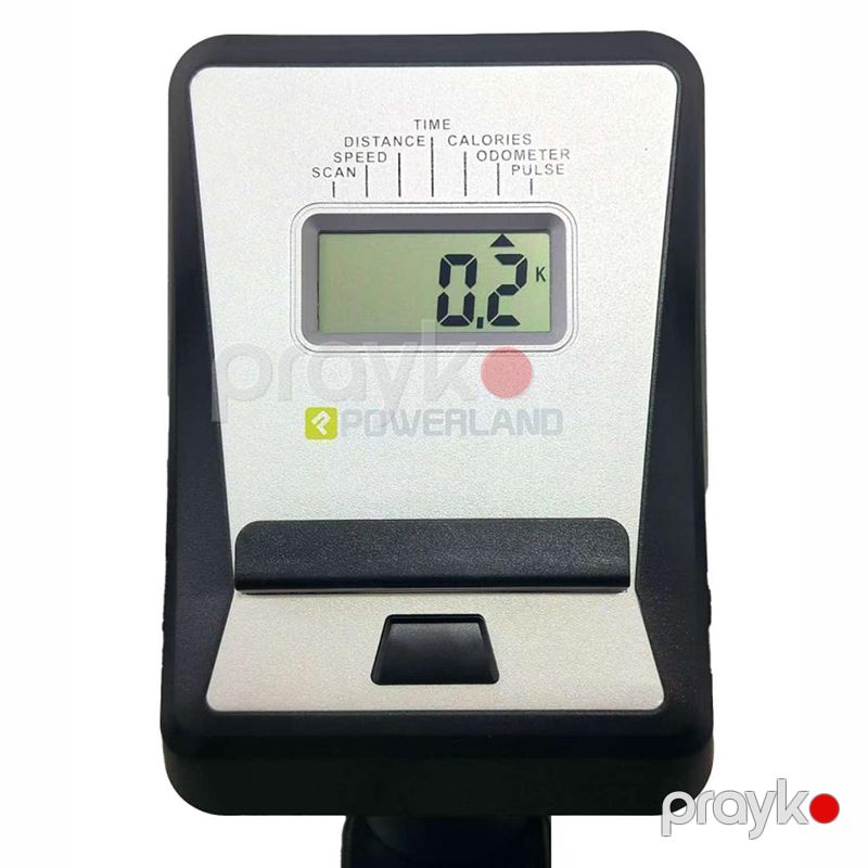 YK-10S15B Fitness Maqnetik İdman Velosipedi LED Ekranlı Qara 100kq Powerland Şaquli İdman Velosipedi — Fitness və simulyatorlar, Bakı (4)
