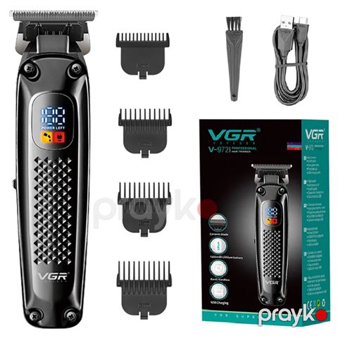 VGR V-972 Yüksək Keyfiyyətli Saç Təraş Maşını Kişi Üçün Trimmer — Bakı