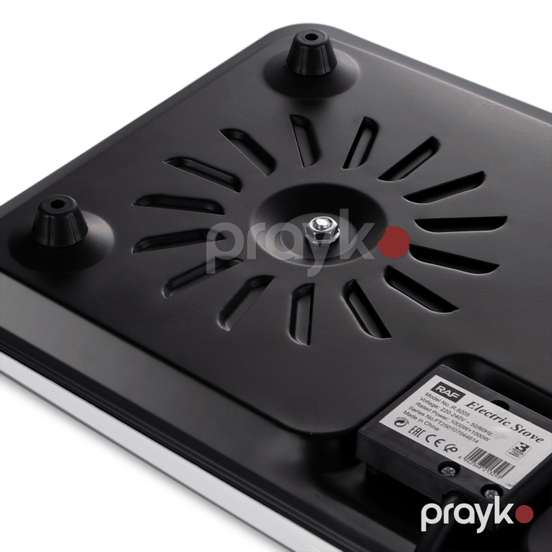 RAF R.8205 - Elektrik Plitəsi, Paslanmayan Polad Korpus, Sadə İşləmə Nümunəsi Bişirmə İkiqat Yandırıcılı Mətbəx Elektrik Plitəsi — Plitələr, Bakı (5)