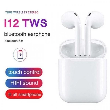 i12 TWS Bluetooth 5 Sensorlu Simsiz qulaqlıq — Simsiz qulaqlıqlar, Bakı (3)