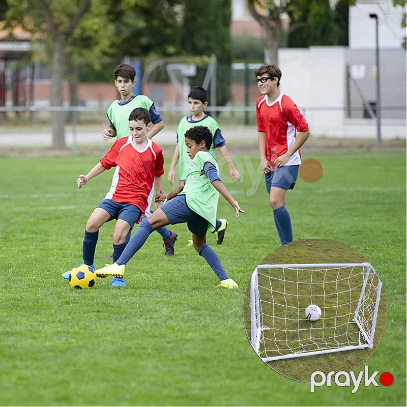 Açıq Hava Əyləncəsi Üçün Mini Futbol Qapısı JLT-2012 Davamlı Ağ Rengli Futbol Aləti 120*80sm — İdman, hobi, istirahət, Bakı (6)
