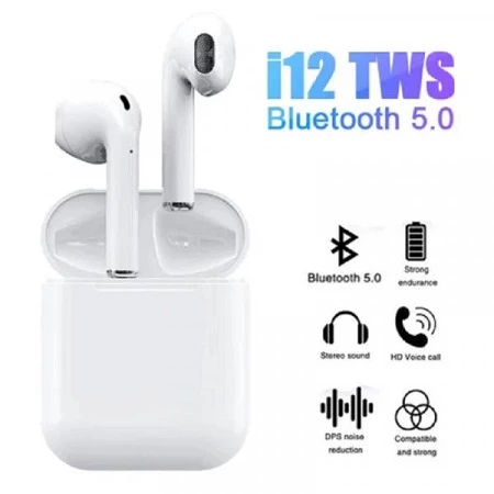 i12 TWS Bluetooth 5 Sensorlu Simsiz qulaqlıq — Simsiz qulaqlıqlar, Bakı (2)