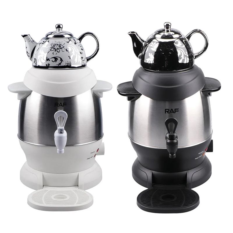RAF 6 L Tututma Malik Böyük Tutumlu Elektrikli Polad Samovar 1350W İstifadəsi Asan Termostat Nəzarəti 1L — Samovarlar, Bakı (2)