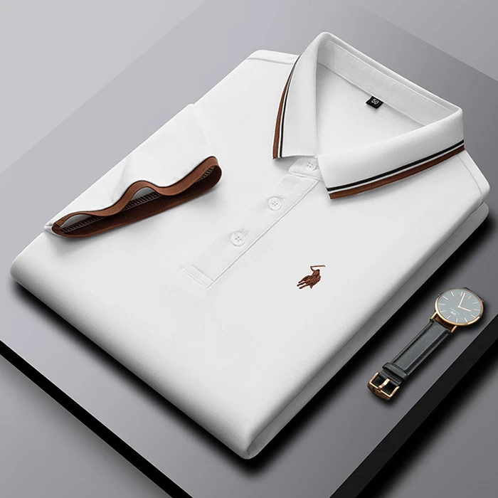 Premium klass kişi polo köynəkləri 100% yüksək keyfiyyətli pambıq — Kişi geyimi, Bakı (4)
