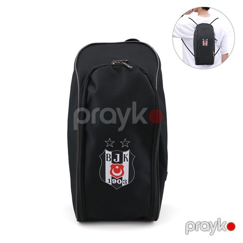 Beşiktaş Mini Ruqzaq Bel Çantası Qara Rengli İdman Çantası Oglanlar Üçin Kiçik Sumka Sport Barsetka — Bakı