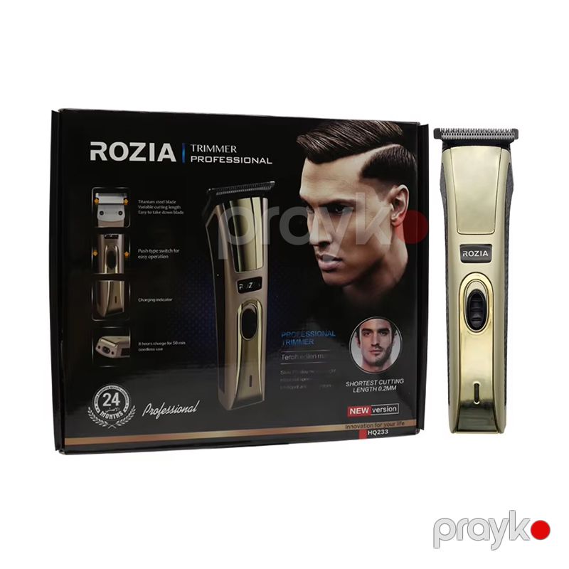 Rozia HQ233 Elektrikli Saç Saqqal Təraş Maşını Trimmer 5W — Usturalar, trimmerler və epilyatorlar, Bakı (3)