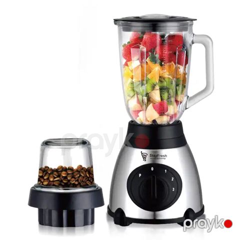 StayFresh 35000RPM Professional Masaüstü Mikser Smoothie Maker 350W 2-də 1 Arada Qida Prosessoru Yüksək Güclü Elektrikli Blender Dəsti — Bakı