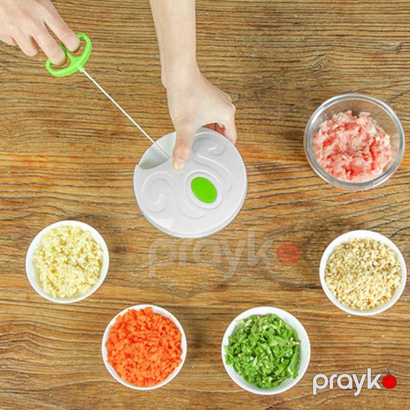 Mətbəx üçün İpli Doğrayıcı Güclü Ətçəkən Üyüdücü Ət Sarımsaq Soğan Doğrayan Qiymə Aləti — Ev texnikası, Bakı (6)