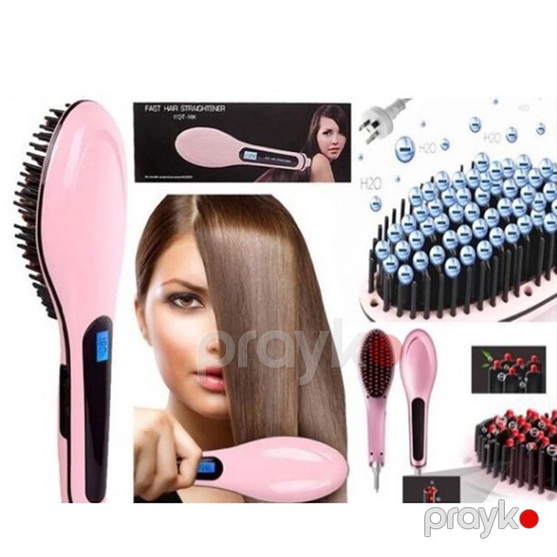Straightener HQT-906 Saç Düzləşdirici Fen Daraqlı Saç Düzləşdirici — Fən, Bakı (6)