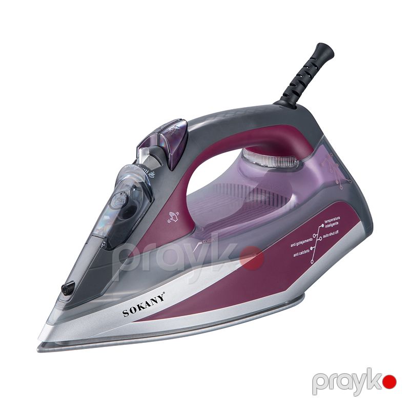 Sokany SK-11019 Buxar Funksiyalı Elektrik Ütü 2400 Vt, 400 ml Keramik Buxarlı ütü — Ev texnikası, Bakı (2)