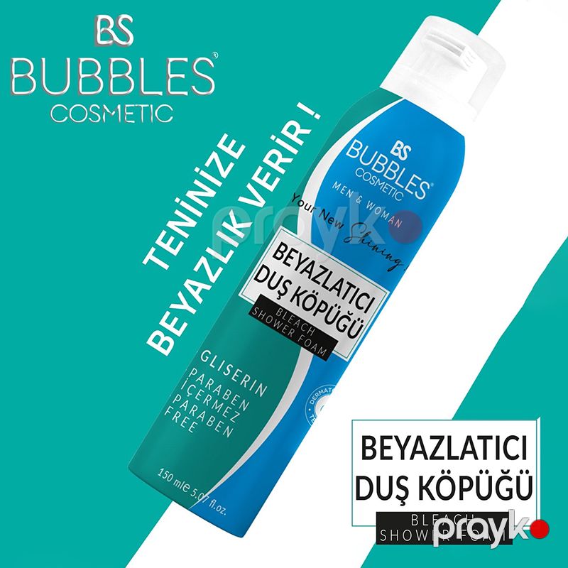 Bs Bubbles Cosmetic Dəri Ağardıcı Duş Köpüyü 150ml Sızanaqlara Qarşı Nəmləndirici Üz Yuma Spreyi — Gözəllik və səhiyyə, Bakı (5)