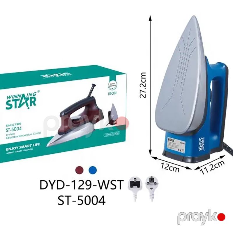 Wınnıng Star ST-5004 Elektrikli Buxar Ütü Yüksək Keyfiyyətli 1300W — Ev texnikası, Bakı (5)