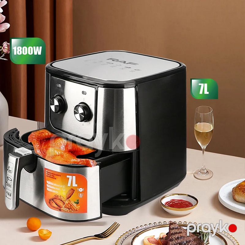 RAF R.5001 Airfryer Elektrikli Qızardıcı Hava Fritöz Tutumu 8L — Digər mətbəx texnikası, Bakı (2)
