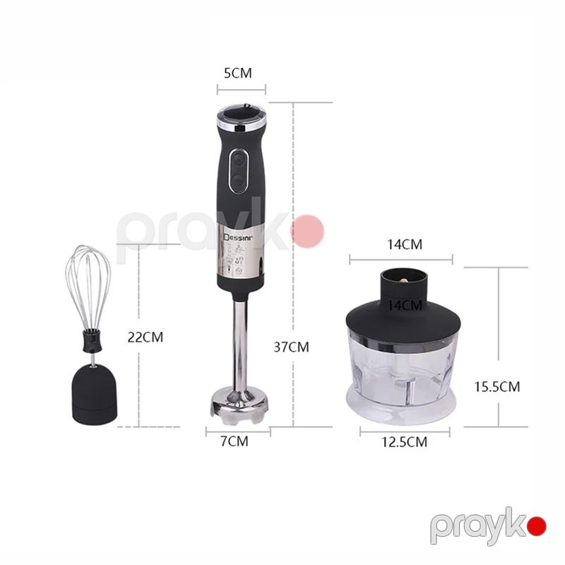 Dessini DS-5822 Yüksək Keyfiyyətli Blender Dəsti 900W Gücündə — Blenderlər, xırdalayanlar və mikserlər, Bakı (5)