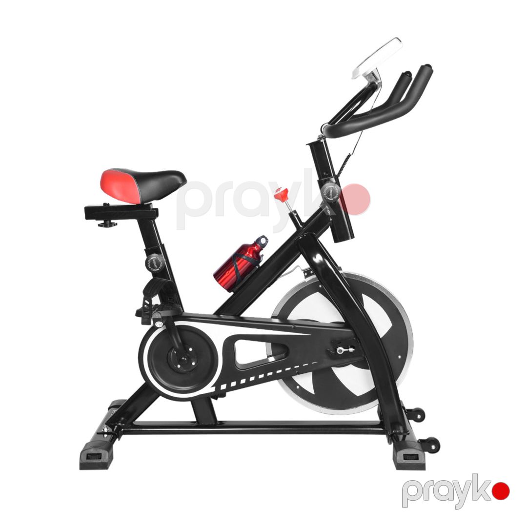 Geoneo Maqnetik Velo Trenajor Qapalı Sabit 35 LB Xrom Çarx LCD Monitor Evdə İdman Üçün — Fitness və simulyatorlar, Bakı (3)