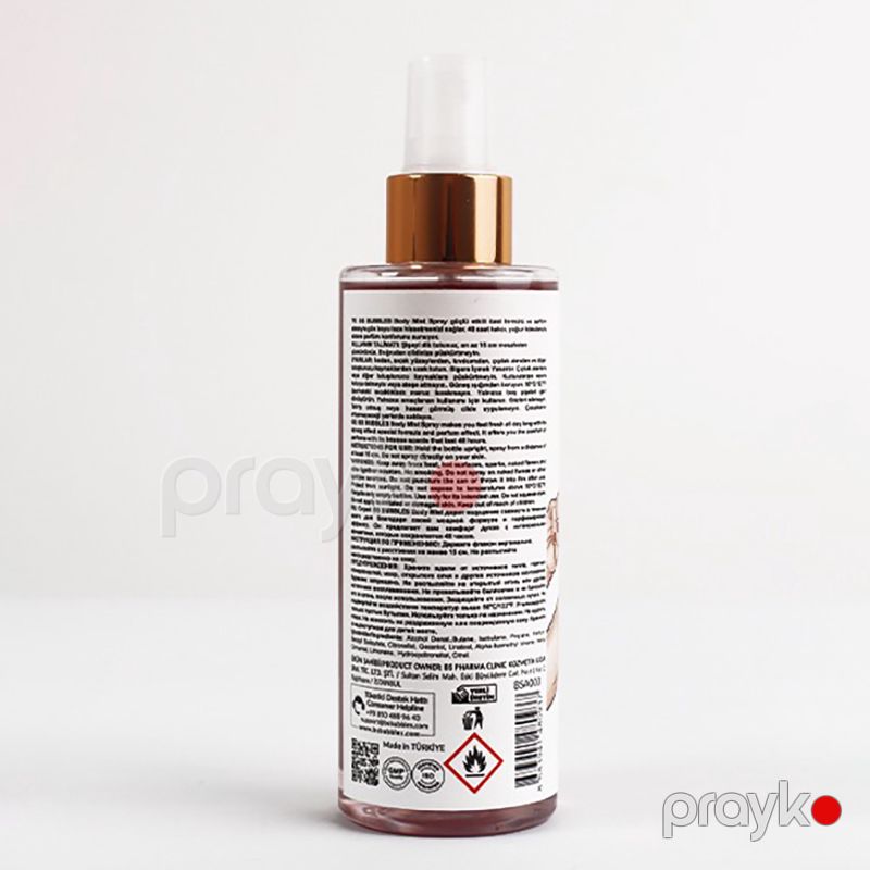 Bs Bubbles Cosmetic Xanımlar Üçün Bədən Spreyi Body Mıst Precıous 200 ML — Gözəllik və səhiyyə, Bakı (3)