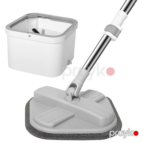 Topwill Mop Vedrə Dəsti Avtomatik Təmizləyici Mop Dəsti Təmiz Suyu və Çirkli Suyu Ayıran Döşəmə Təmizləyici Mop TB500x 1.7 Litr — Bakı