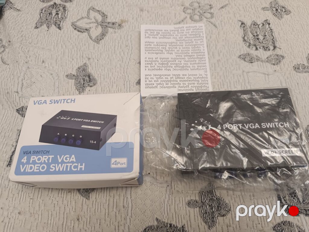 Məhsul: 4x1 VGA Switch (4 Port VGA Video Switch, Wide Screen) Təsvir — Digər, Bakı (4)