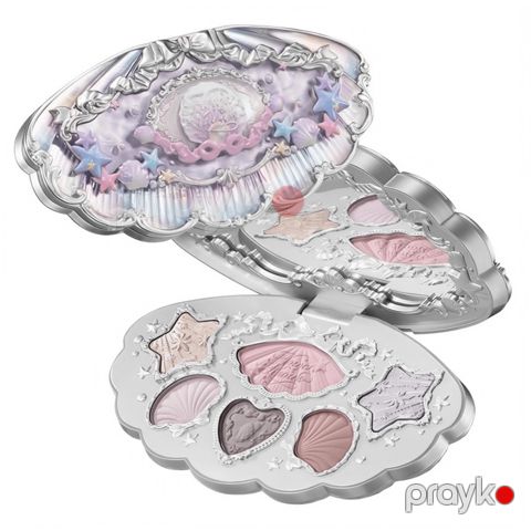 Göz kölgələri paleti Flower Knows Shell's Jewel 6 rəngli 01 Moonlight Pearl - 6975302932431 — Bakı