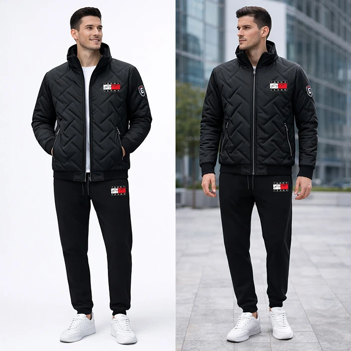 Premium kişi idman dəsti (gödəkçə və şalvar)— stil, rahatlıq və keyfiyyət — Kişi geyimi, Bakı (2)