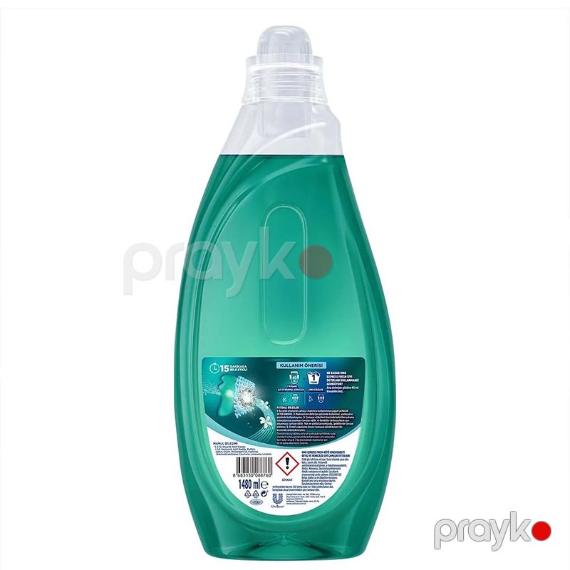 Omo Express Fresh Pis Qoxuya Qarşı 1.480 Ml Təzə Kimi Ağ və Rəngli Geyimlə Üçün Maye Yuyucu Beyaz Renkliler Deterjanı — Mallar, Bakı (7)