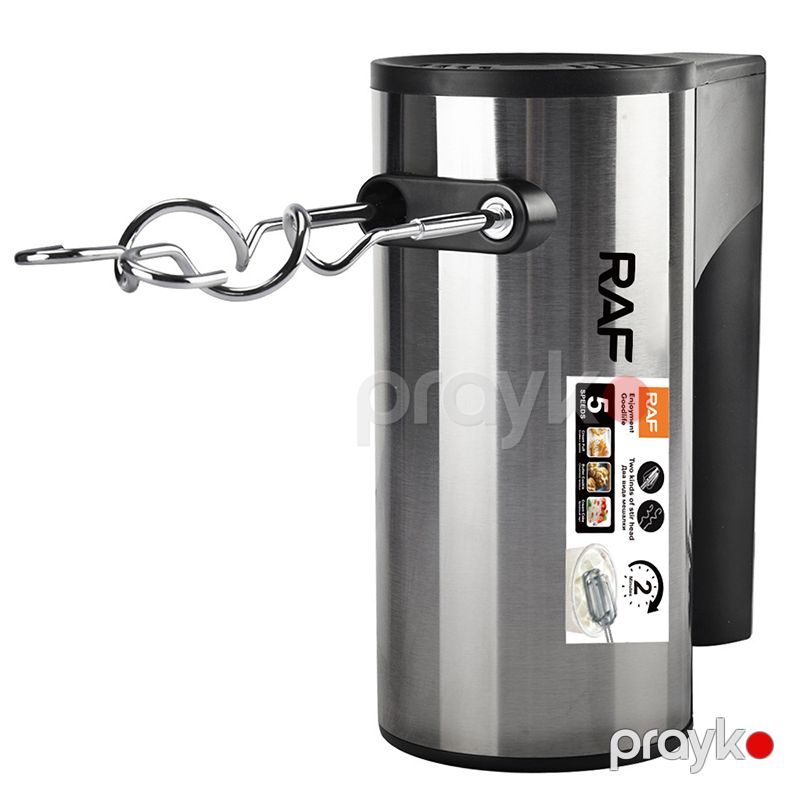 RAF Elektrikli Əl Mikser, 450W Güc, Qara və Gümüş, R-6629, Mətbəx Cihazı RAF R.6629 5 pilləli çırpıcı Mikser — Blenderlər, xırdalayanlar və mikserlər, Bakı (2)