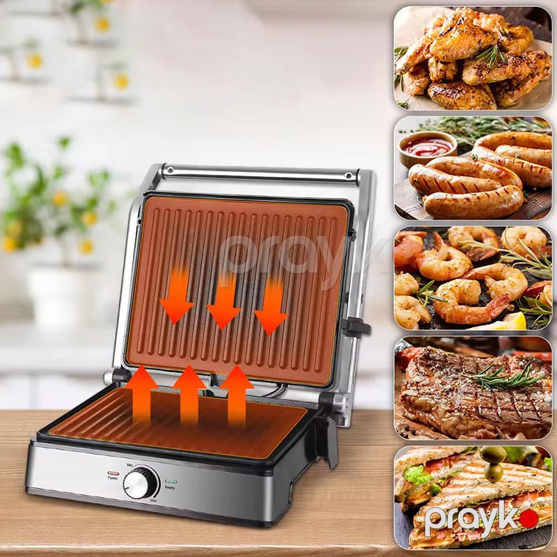Wınnıng Star ST-9337 Elektrikli Toster Yüksək Keyfiyyətli Sendvic Hazırlayan 2000 W — Toster və vaflyasıcı, Bakı (6)