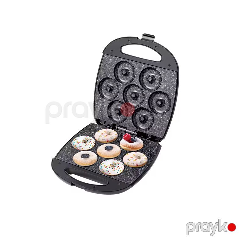 Sonifer SF-6169 Elektrikli Donut Bişirmə Tosteri İki Hissəli 7 Qablı LED Yapışmaz Qablı Vafli Tosteri Paslanmaz Polad Toster 1400W — Toster və vaflyasıcı, Bakı (4)