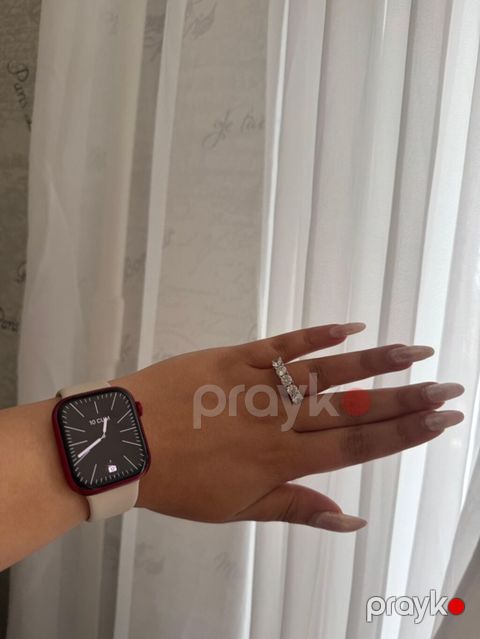 Apple Watch 7/45mm Məhsul: Ağıllı saat (kvadrat korpuslu), qırmızı — Bakı