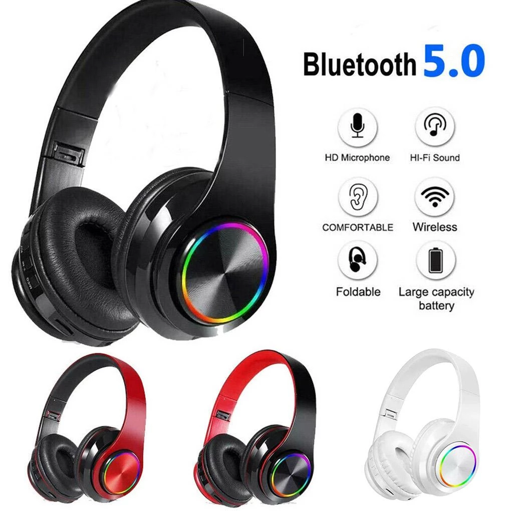 B39 Naqilsiz stereo qulaqlıqlar - RGB işıqlandırma, Bluetooth 5.0 — Simsiz qulaqlıqlar, Bakı (4)