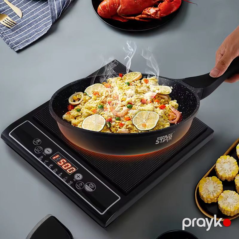 Wınnıng Star ST-9784 Elektrikli Qızdırıcı Portativ Qızdırıcı Yüksək İstiyədavamlı Rəqəmsal Displey Plitə 1500W — Plitələr, Bakı (3)