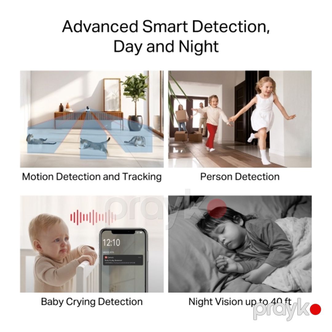 Mercusys MC210 EU – 2K 3MP Pan/Tilt Wi-Fi Kamera — Ağıllı ev və təhlükəsizlik, Bakı (3)