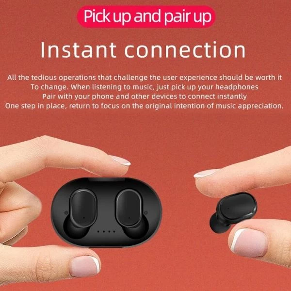 Android və iPhone üçün simsiz stereo qulaqlıq A6 S TWS — Simsiz qulaqlıqlar, Bakı (3)