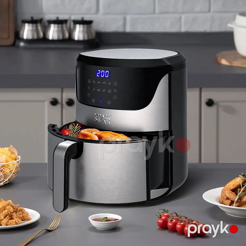 Winning Star ST-9685 1800W Gücündə Rəqəmsal Hava Fritözü 7L Böyük Tutumlu Çoxfunksiyalı Air Frey — Digər mətbəx texnikası, Bakı (3)