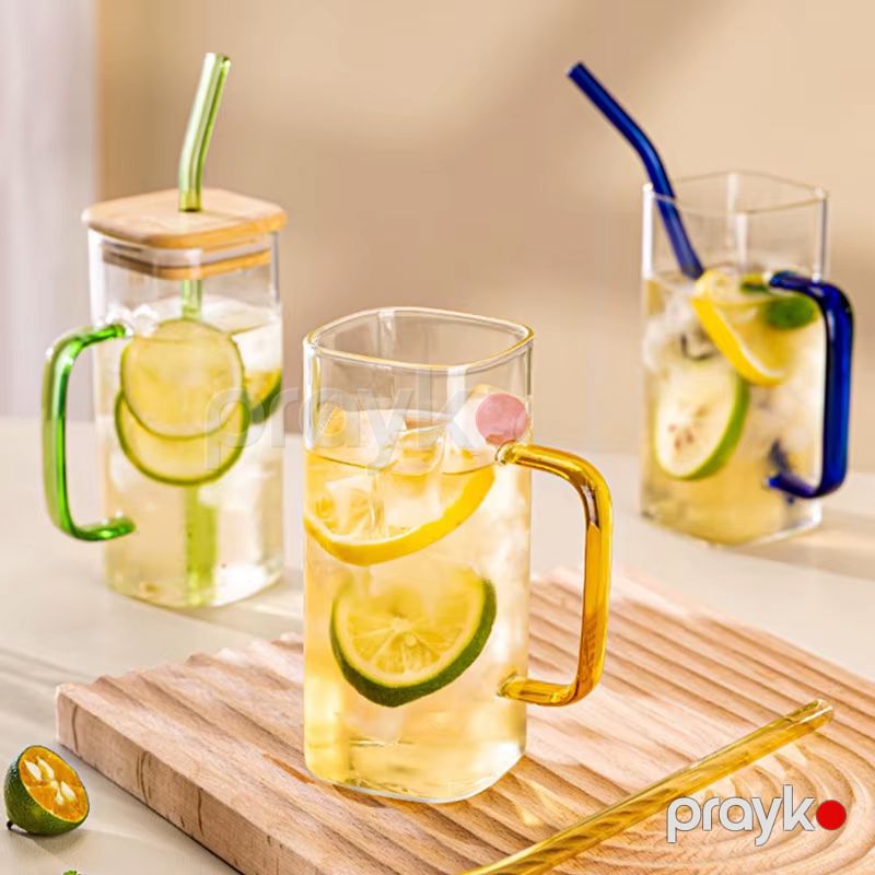 Şüşə Stəkan Buzlu Qəhvə Südlü Çay Stəkanı 400 ML — Qablar və mətbəx əşyaları, Bakı (5)