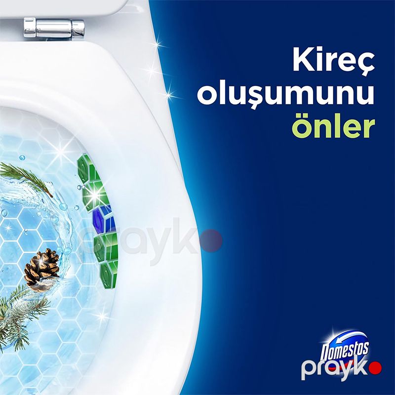 Domestos Wc Blok Tuvalet Bloğu Okyanus Ferahlığı 5'li Güç 50g Okyanus Ferahlığı Maksimum Hijyen — Mallar, Bakı (5)