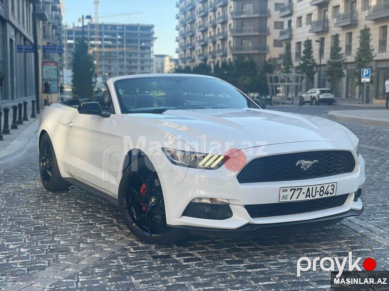 Ford Mustang Cabriolet, 2017 il — Minik avtomobili icarəsi, Bakı (2)