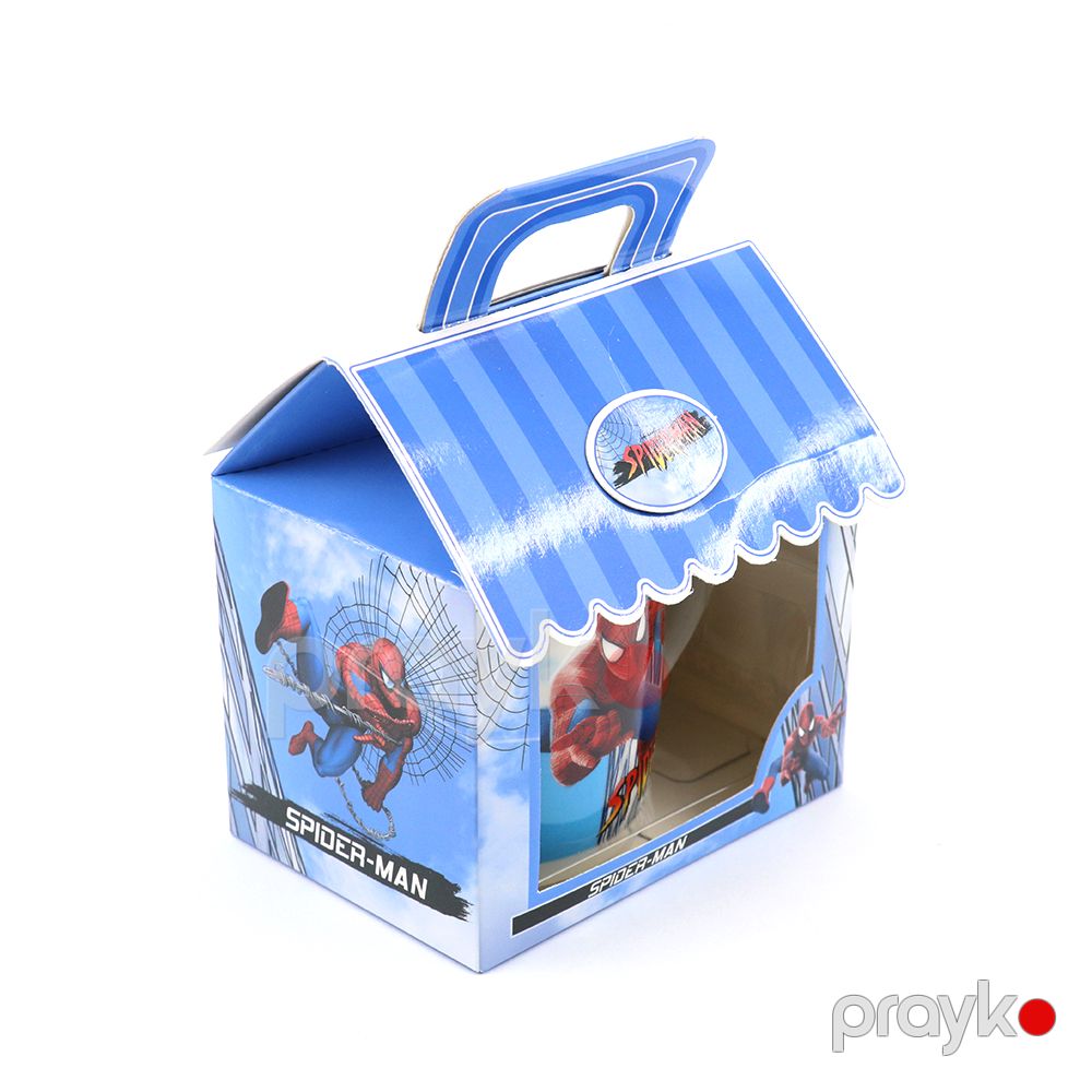 Cizgi Filmi Personajı Hörümçək Adam (Spider Man) 400ml Keramika Fincan Hədiyyəlik Qutuda — Qablar və mətbəx əşyaları, Bakı (2)