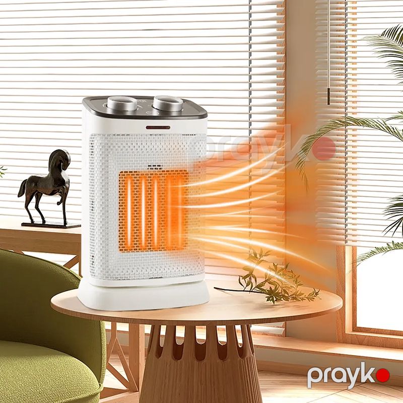 Winning Star St-4086 Portativ Hava Qızdırıcısı 1500w Ağ Rengli Mini Qızdırıcı Ev Ofis Üçün Döşəmə İsidicisi — Isıtıcılar və isı ventilatorları, Bakı (4)