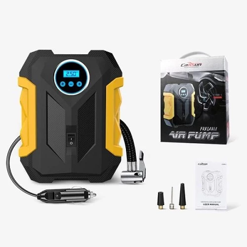 Air Pump Avtomobil elektron kompressoru (Carsun, 12V, LED, LCD) — Mallar, Bakı (2)