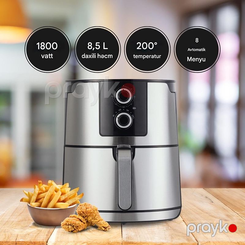 Kumtel HAF-07 Çoxfunksiyalı Qızardıcı Air Fryer Fritöz — Digər mətbəx texnikası, Bakı (5)
