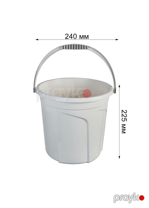 Vedrə Stars Plast, plastik, bej, 24х22.5 sm, 7 L — Bakı
