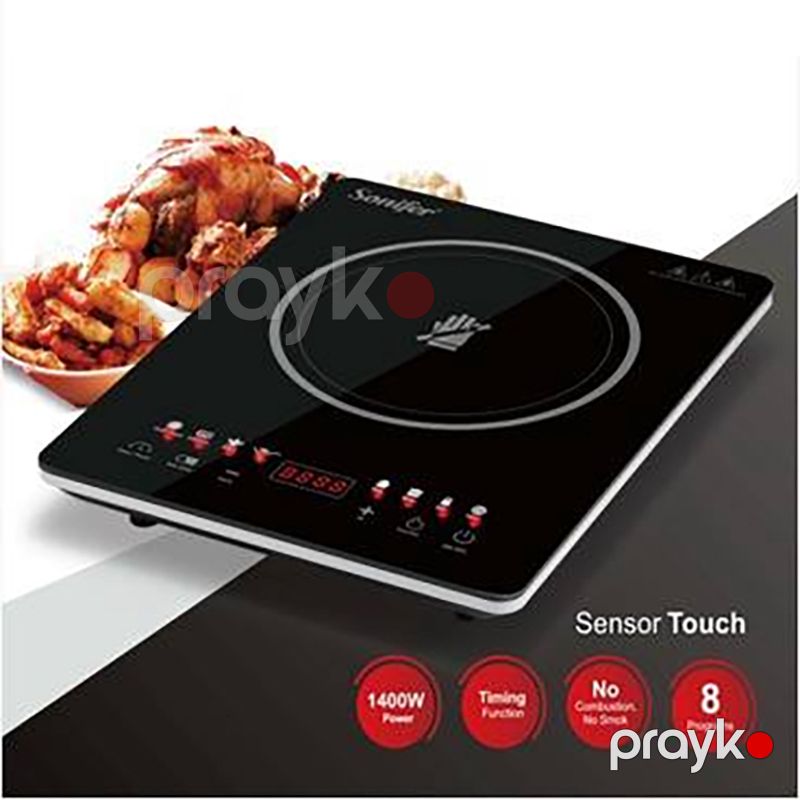 Sonifer SF-3048 Keramika Səthli Elektrik Sobası Qızdırıcı Elektrikli Bişirmə Pilitəsi 1400W — Plitələr, Bakı (5)