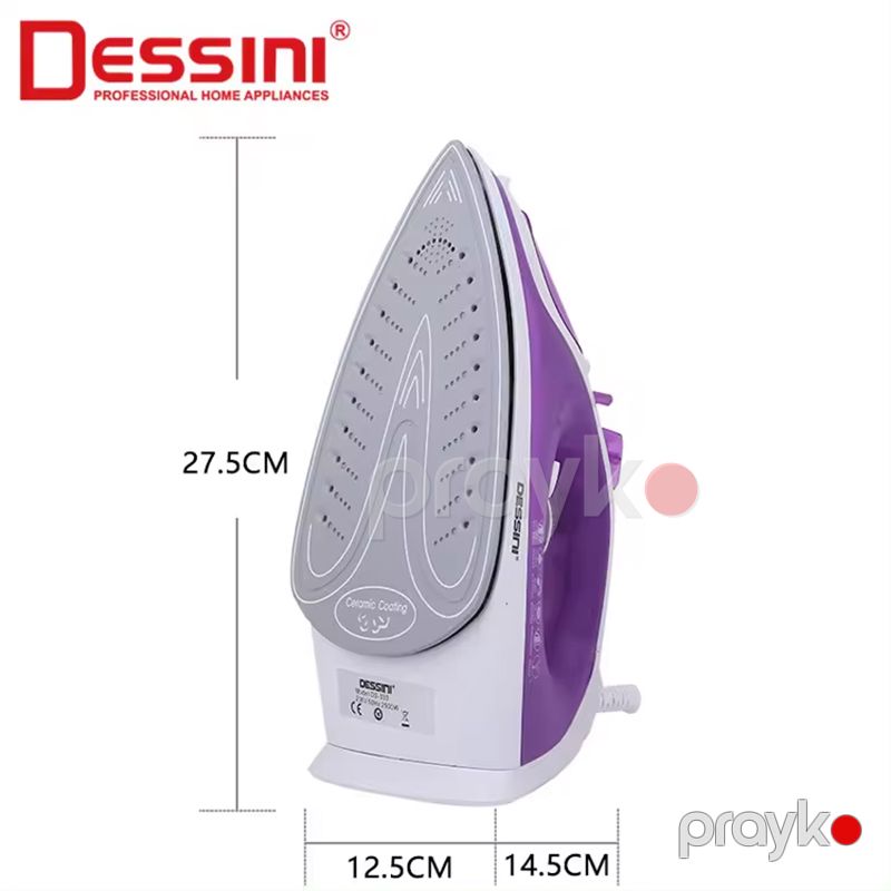 Dessını DS-333 Paslanmayan Polad Altlıqlı Buxarlı Ütü 2500W Gücündə Yüksək Keyfiyyətli Elektrikli Peşəkar Buxarlı Ütü — Ev texnikası, Bakı (5)