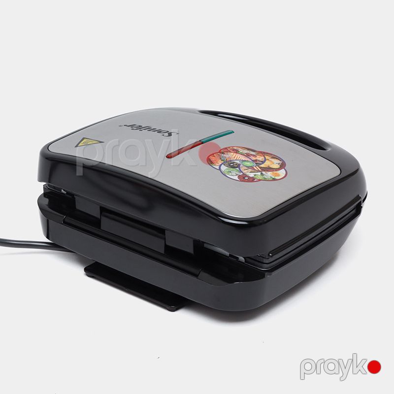 Sonıfer SF-6154 Çoxfunksiyalı Elektrikli Toster 5-i 1 Arada Qril Sandviç Vafli Hazırlayan Toster 750W — Toster və vaflyasıcı, Bakı (5)