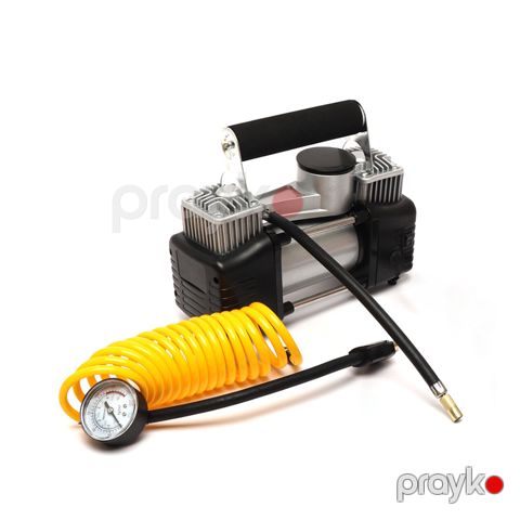 2 Clyinder Air Compressor Elektrikli Hava Nasosu Avtomobil Velosiped, Motosiklet, Top Üçün Elektrikli Nasos — Bakı