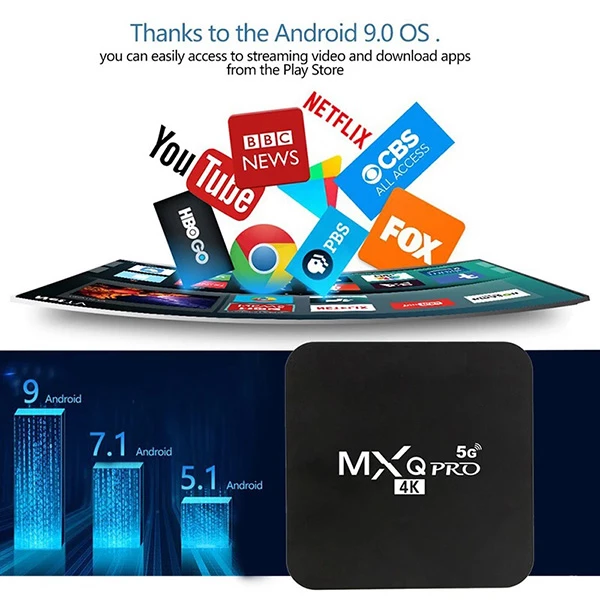 Mediapleyer televizor qoşması MXQ Pro 5G 4/64 GB Android 11.1. Hədiyyə: Smart TV və Android TV konsollar üçün Touchpad panel ilə i18 mini klaviaturası — Elektronika, Bakı (3)