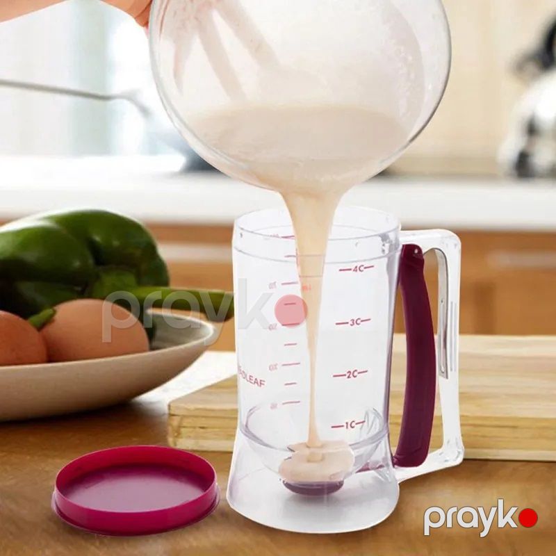 Tort Xəmiri Paylayıcı Tort, Keks, Vafli Xəmir Dispanseri 900 Ml Qida üçün təhlükəsiz Klapan Ölçmə Qabı — Qablar və mətbəx əşyaları, Bakı (6)