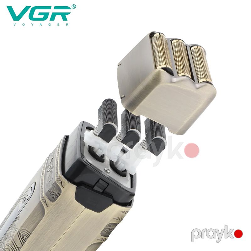 VGR V-335 Təraş Maşını Kişilər Üçün Yuyula Bilən Təkrar Doldurulan Peşəkar Təraş Maşını Trimmer — Usturalar, trimmerler və epilyatorlar, Bakı (2)