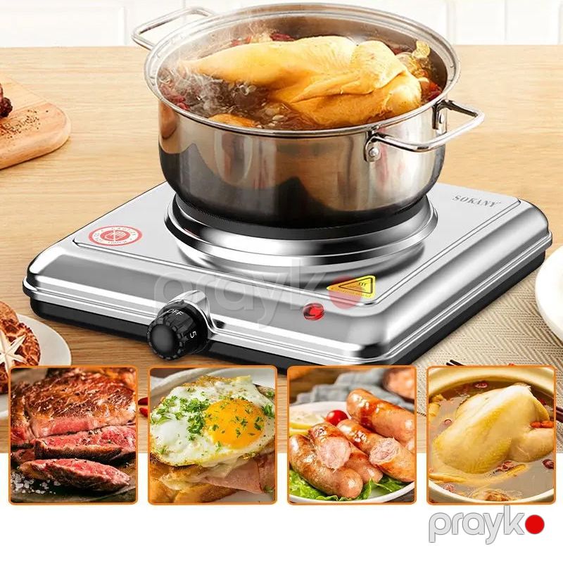 Sokany SK-5113 Elektrikli Soba Paslanmaz Polad Plitə Qızdırıcı 1000W — Plitələr, Bakı (3)